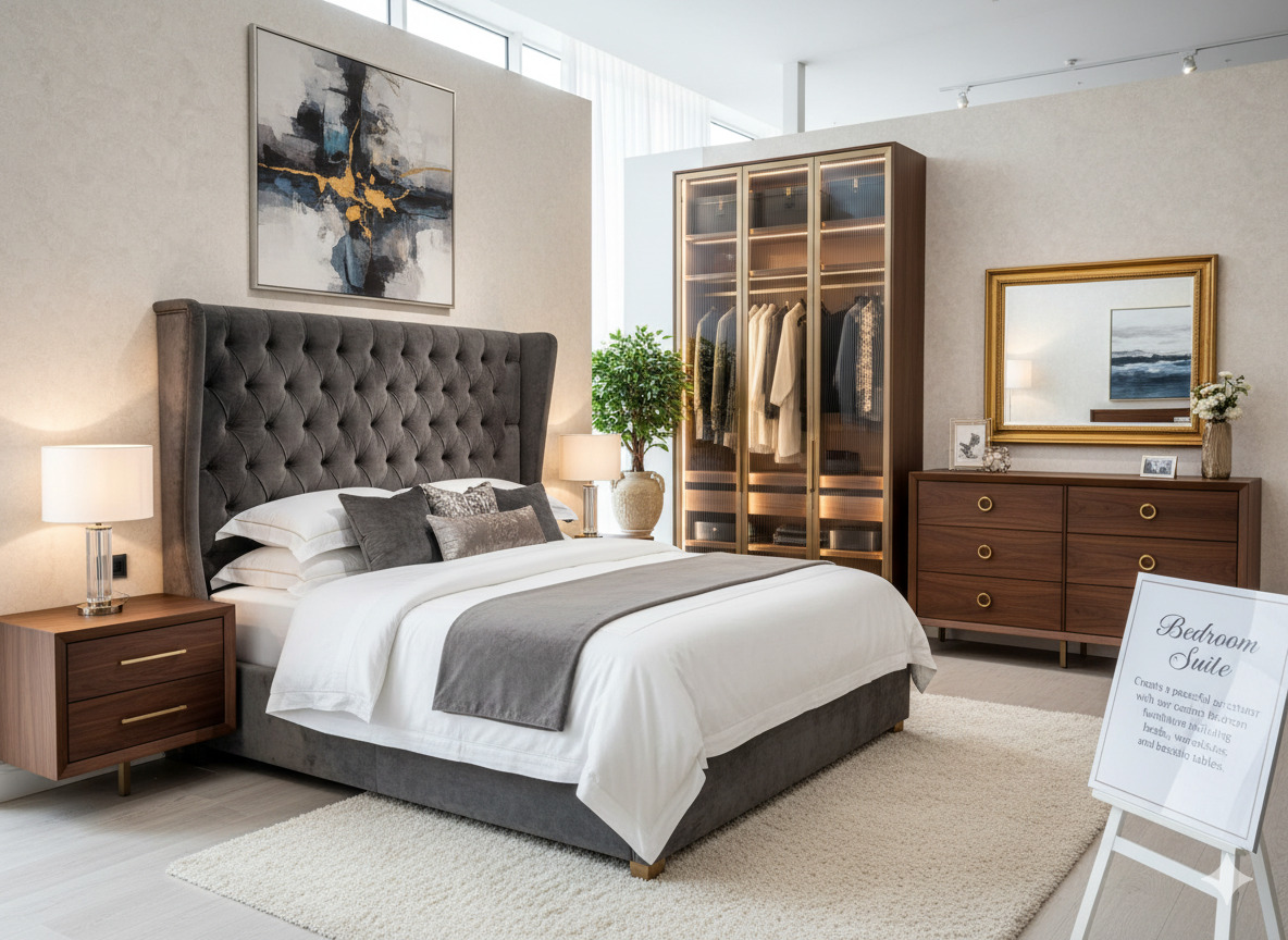 Luxury bedroom furniture suite